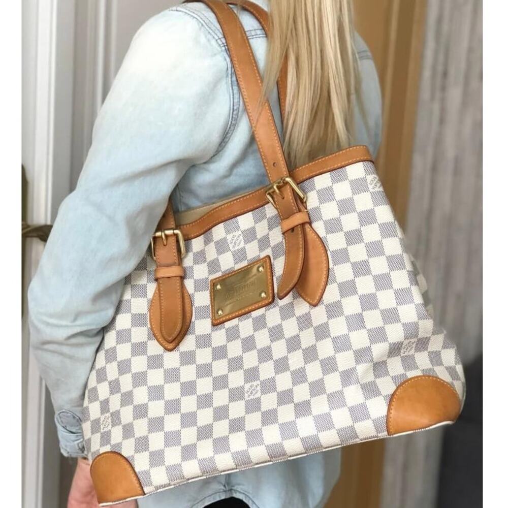 💎✨BEAUTIFUL✨💎Authentic Louis Vuitton Hampstead mm Azur